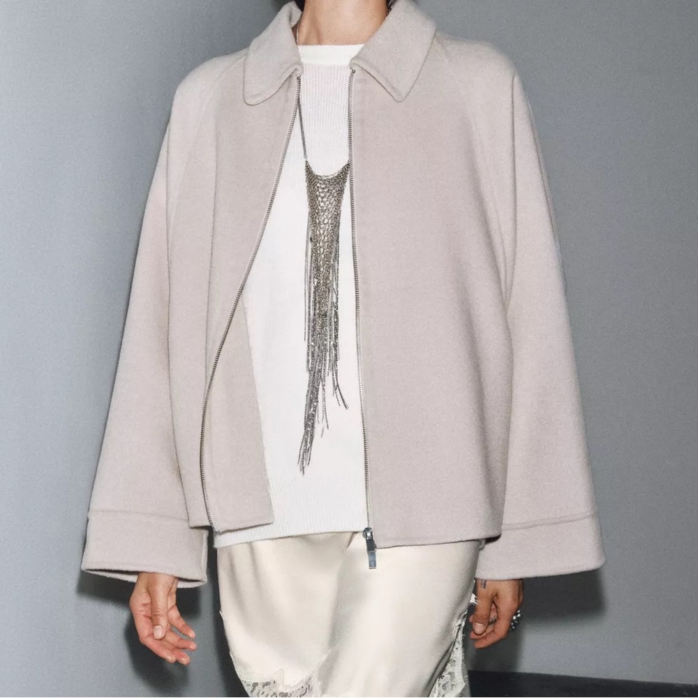 Wool Cream Jacket - Picture 2 of 5